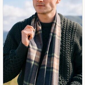 John Hanly 100% Extra Fine Merino Wool Scarf